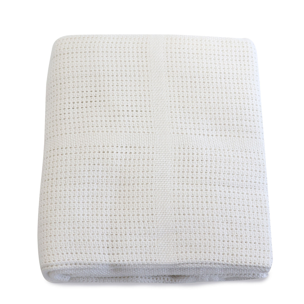 Bamboo White Cellular Large Blanket - Bubba Blue Australia