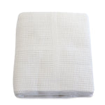 Bamboo White Cellular Large Blanket - Bubba Blue Australia