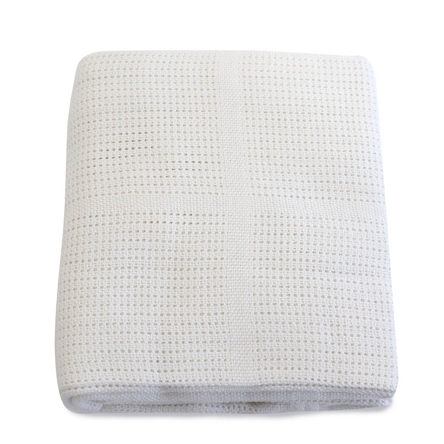 Bamboo White Cellular Large Blanket - Bubba Blue Australia