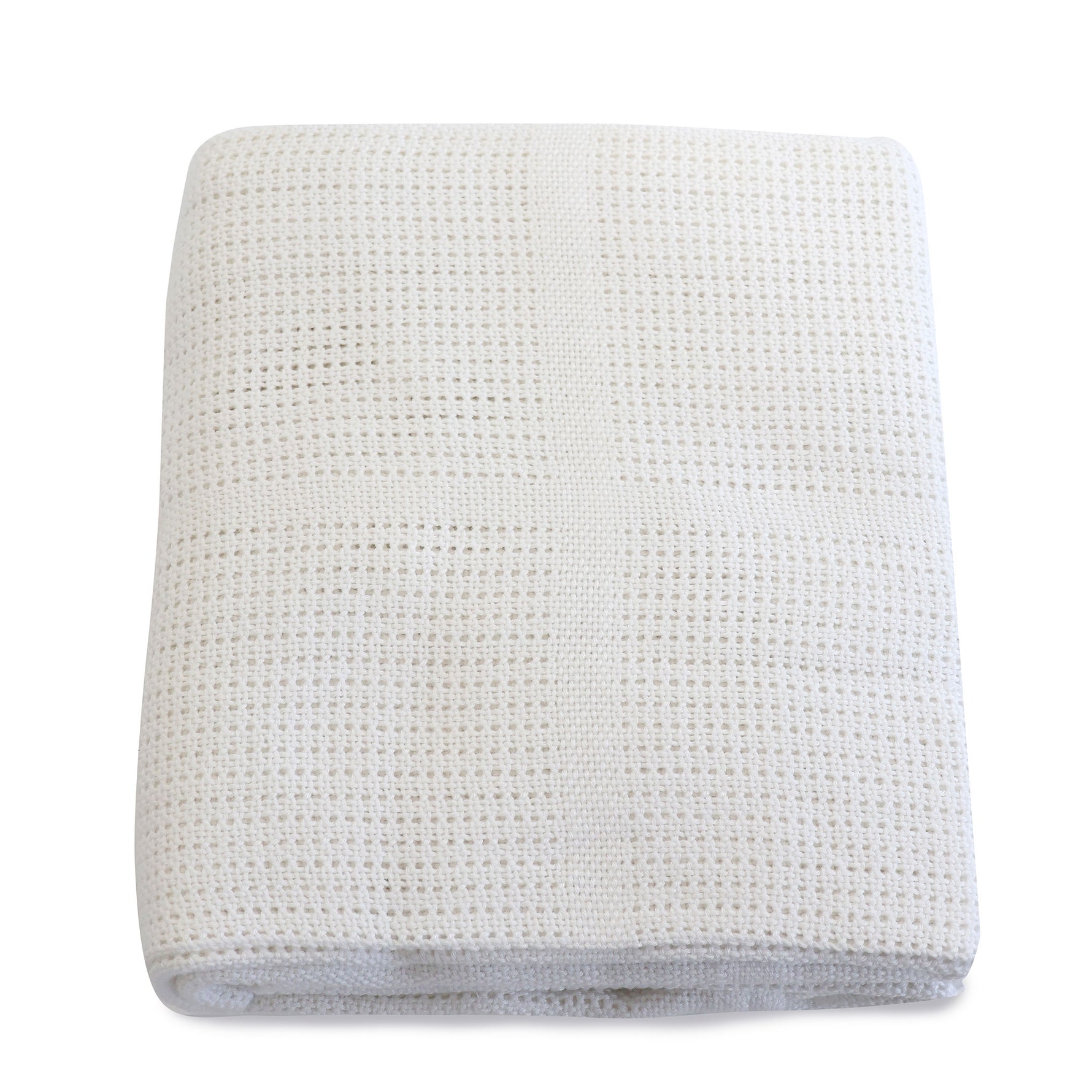 Bamboo White Cellular Large Blanket - Bubba Blue Australia
