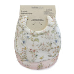 Sleeping Bunny 2pk Dribble Bibs - Bubba Blue Australia