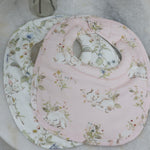 Sleeping Bunny 2pk Dribble Bibs - Bubba Blue Australia