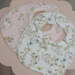 Sleeping Bunny 2pk Dribble Bibs - Bubba Blue Australia