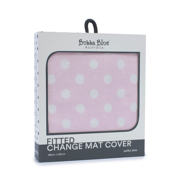 2x Polka Dots Change Mat Cover Bundle