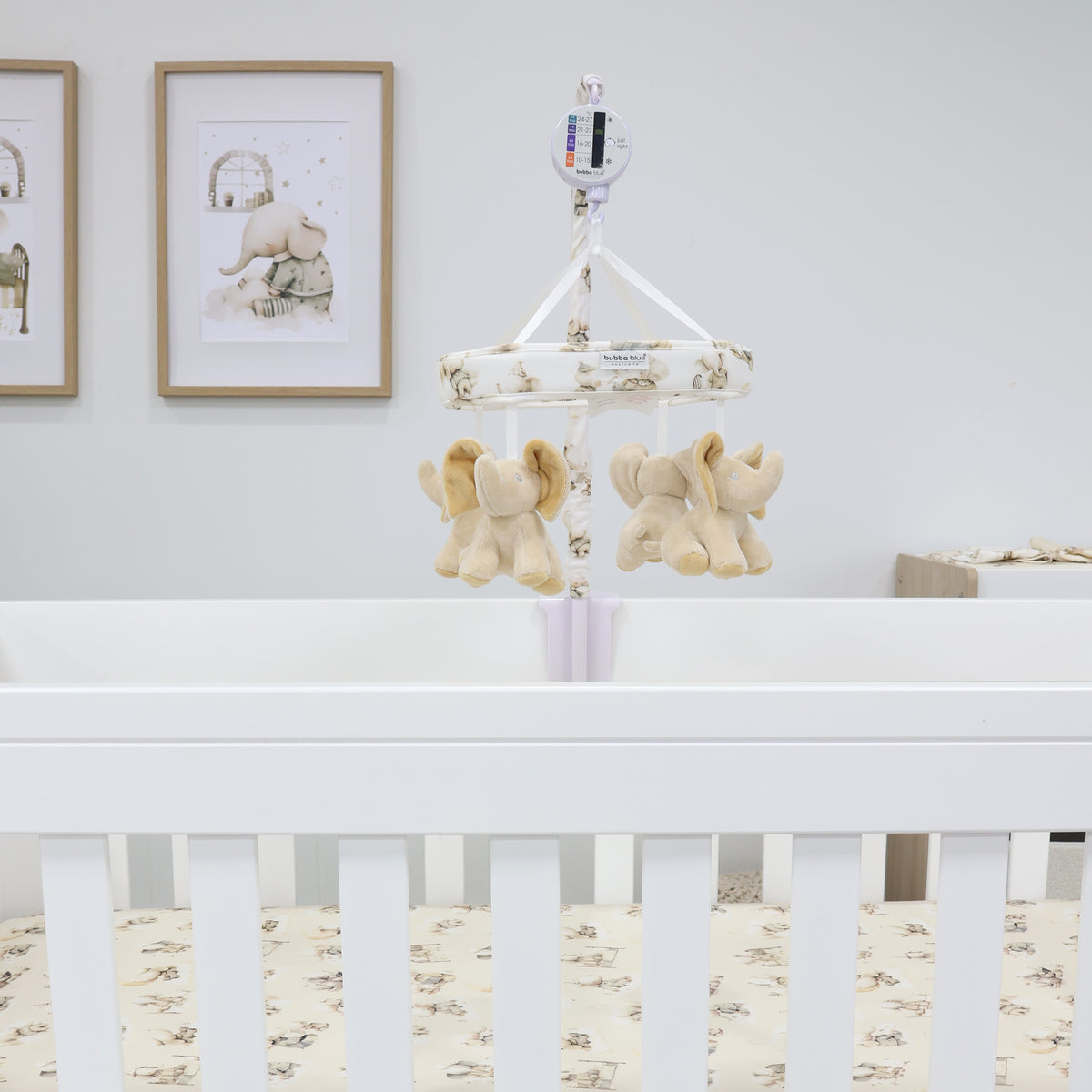 Elephant Bedtime Musical Mobile - Bubba Blue Australia