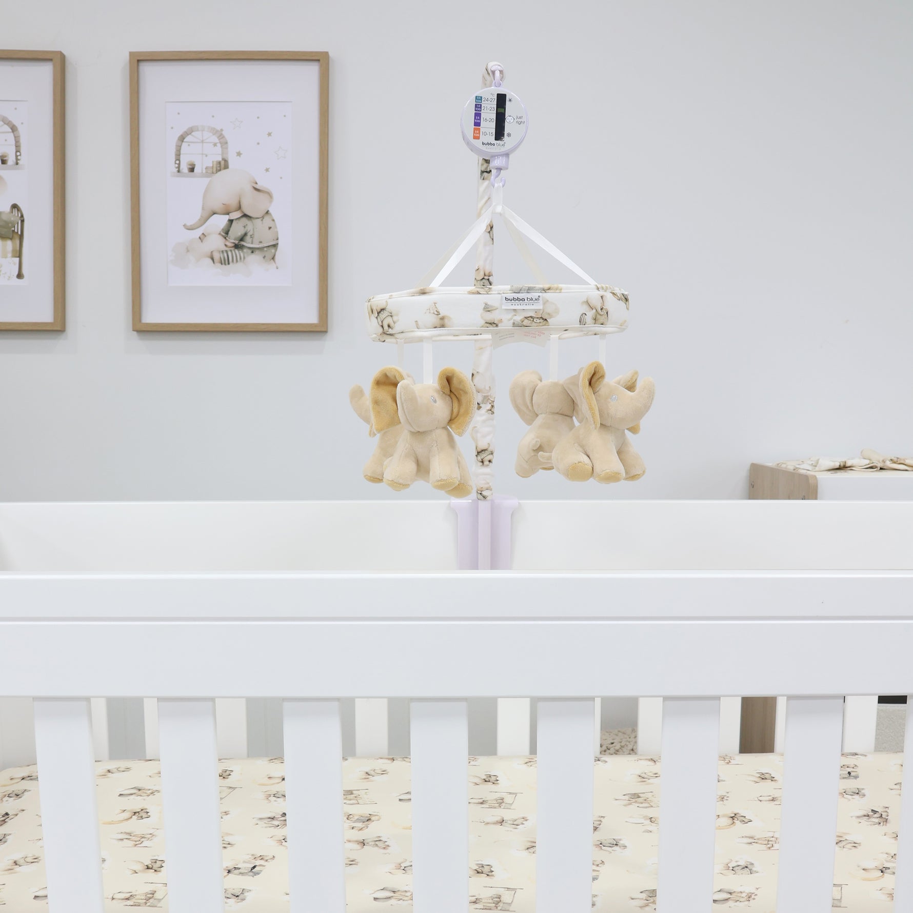 Elephant Bedtime Musical Mobile - Bubba Blue Australia