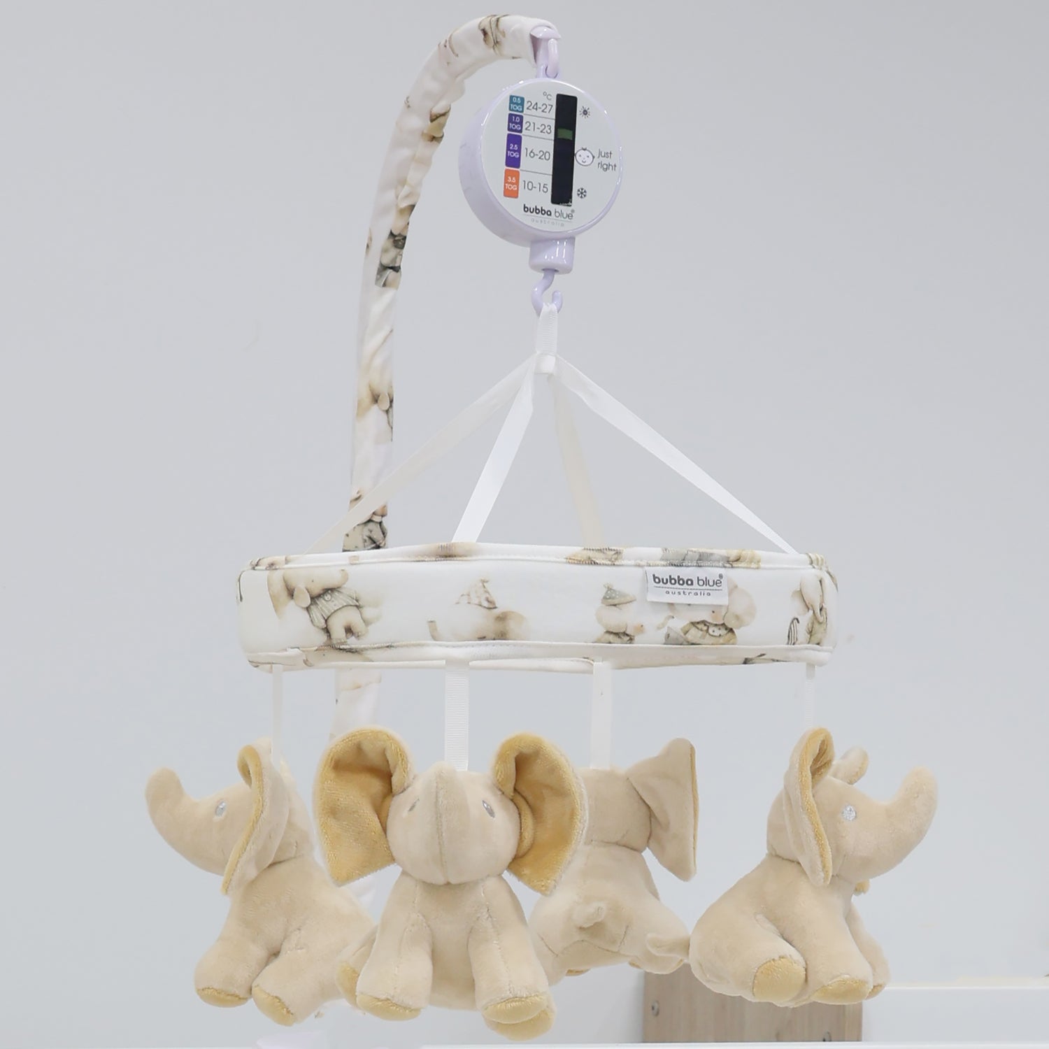 Elephant Bedtime Musical Mobile - Bubba Blue Australia