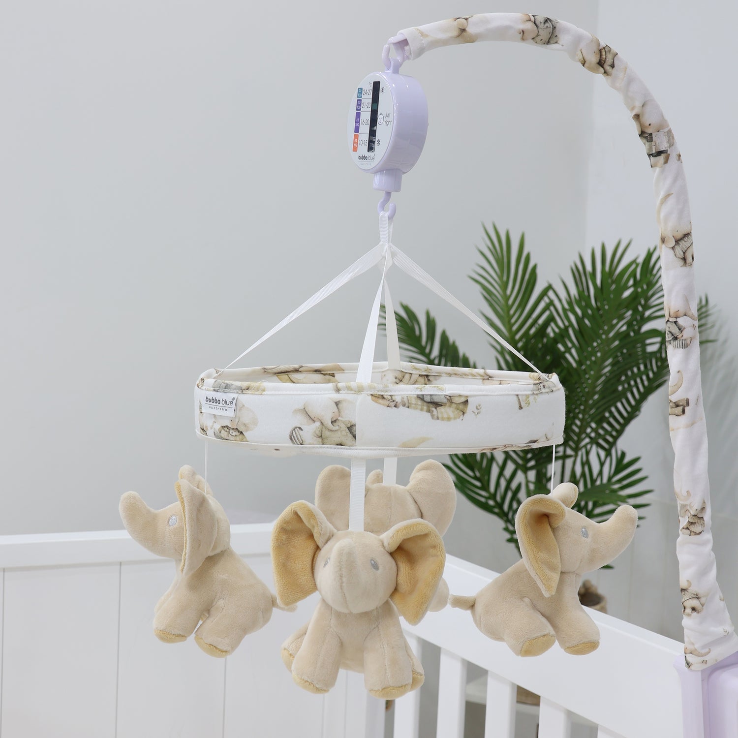 Elephant Bedtime Musical Mobile - Bubba Blue Australia