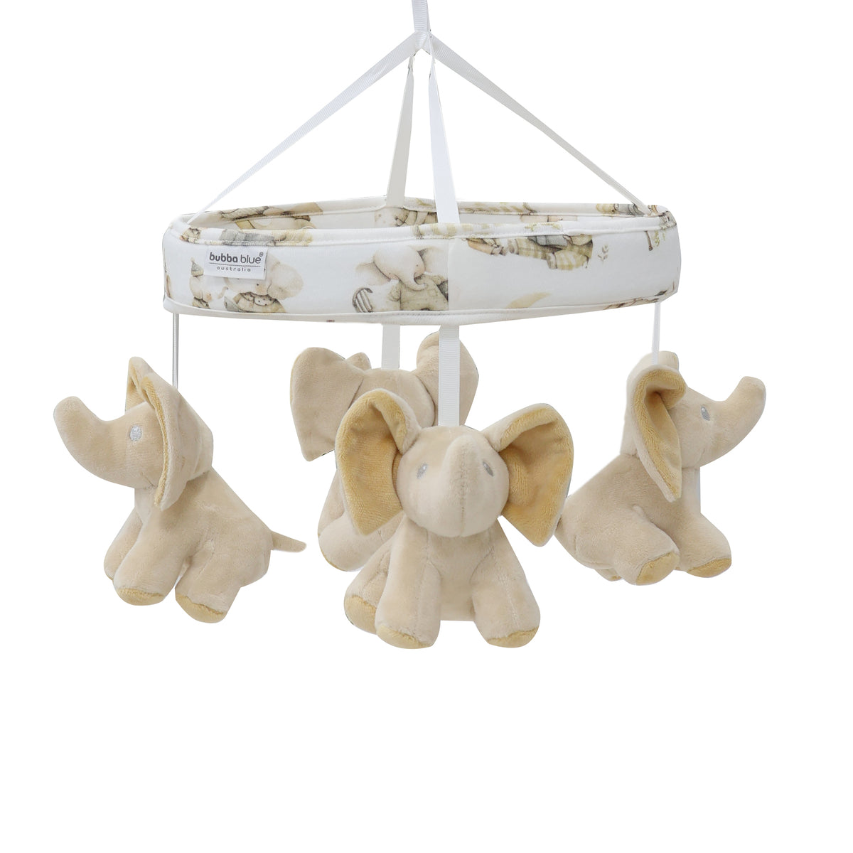 Elephant Bedtime Musical Mobile - Bubba Blue Australia