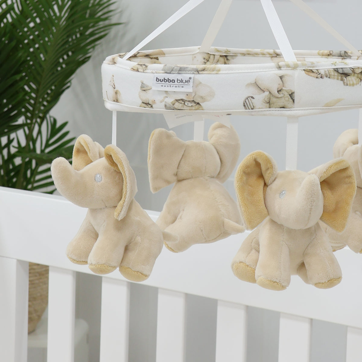 Elephant Bedtime Musical Mobile - Bubba Blue Australia
