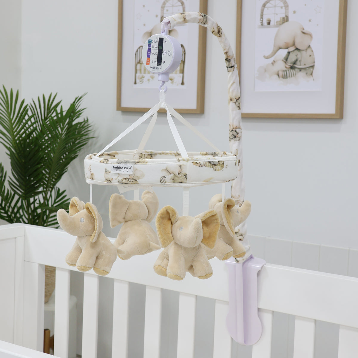 Elephant Bedtime Musical Mobile - Bubba Blue Australia