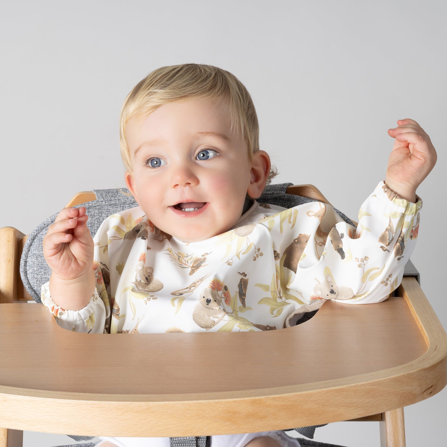 Aussie Animals Smock Bib - Bubba Blue Australia