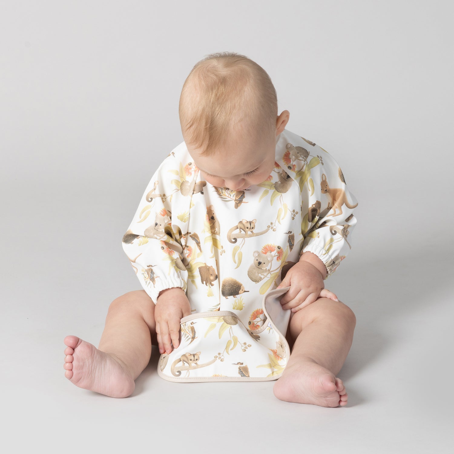 Aussie Animals Smock Bib - Bubba Blue Australia