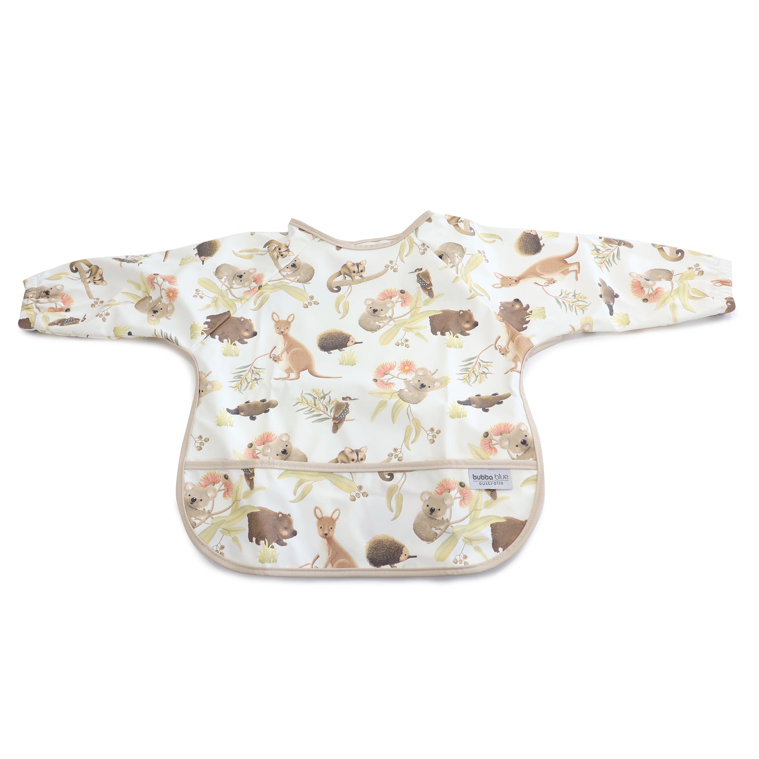 Aussie Animals Smock Bib - Bubba Blue Australia