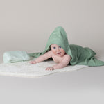 Bubba Sundae 2PK Hooded Towels - Greentea - Bubba Blue Australia
