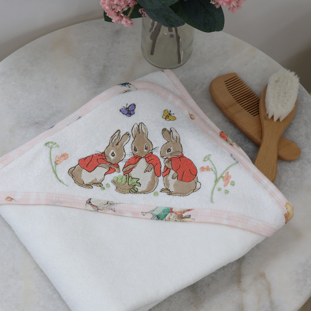 Flopsy Mopsy & Cottontail Hooded Towel - Bubba Blue Australia