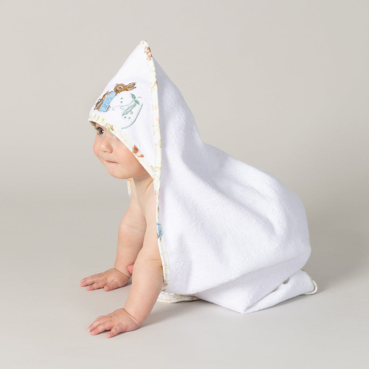 Peter Rabbit & Benjamin Bunny Hooded Towel - Bubba Blue Australia