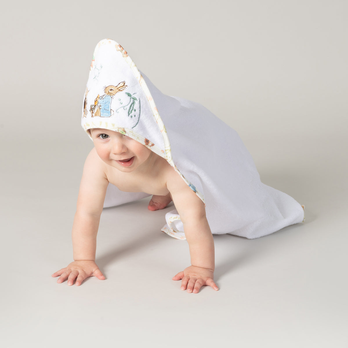 Peter Rabbit & Benjamin Bunny Hooded Towel - Bubba Blue Australia