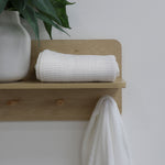 Bamboo White 2pk Cellular Blankets - Bubba Blue Australia
