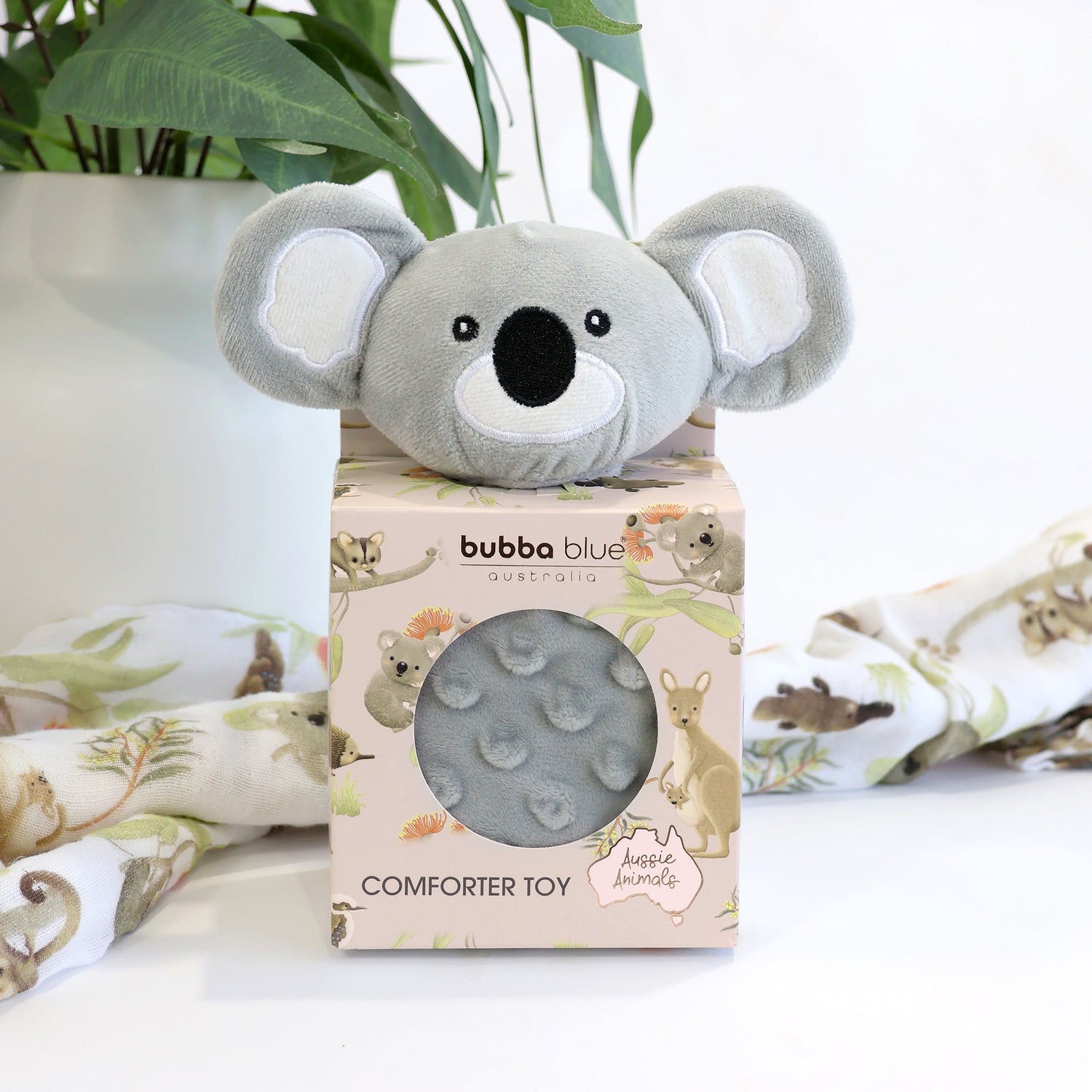 Aussie Animals 'Koala' Comforter Toy - Bubba Blue Australia