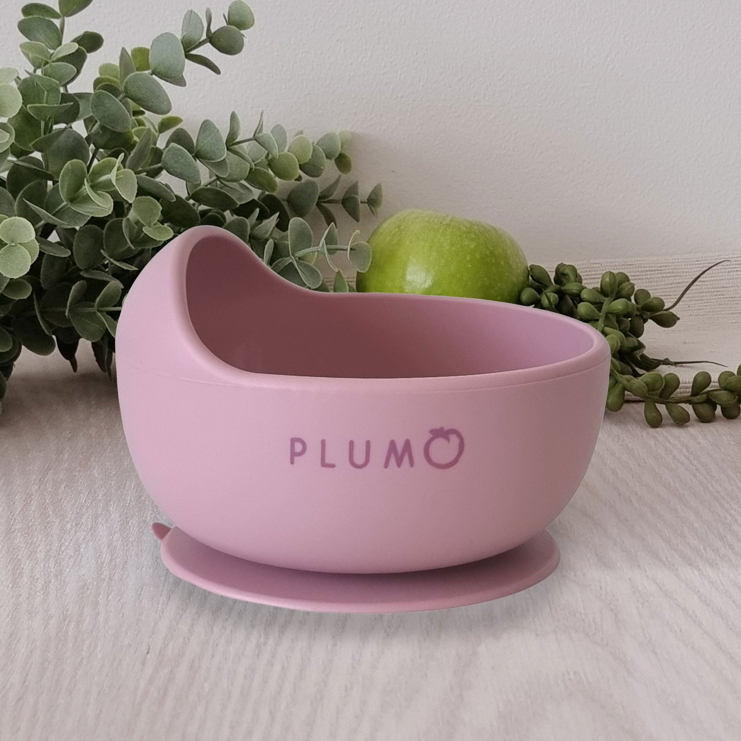 Plum Silicone Duck Egg Bowl - Dusty Berry - Bubba Blue Australia