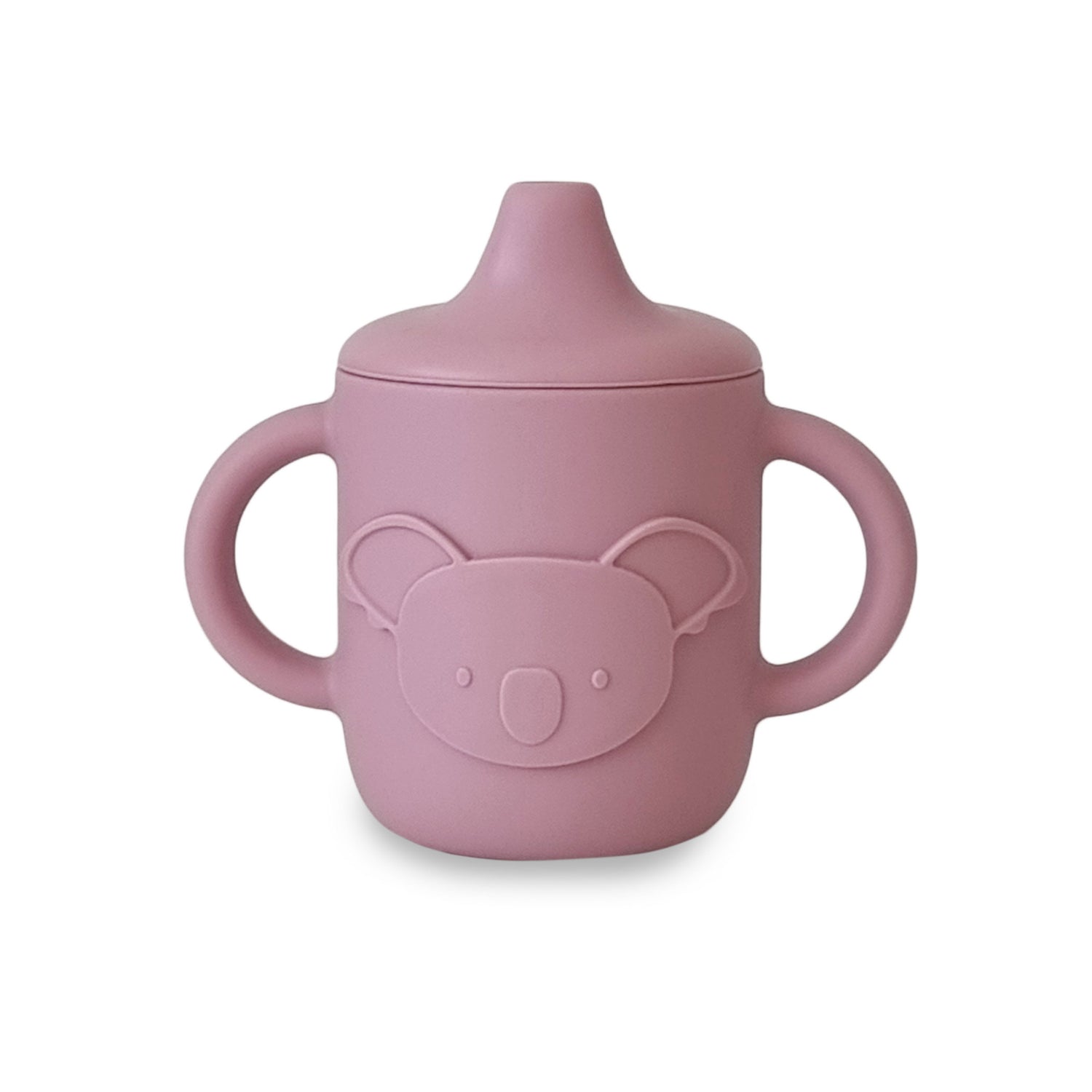 Plum Silicone Koala Sippy Cup - Dusty Berry - Bubba Blue Australia