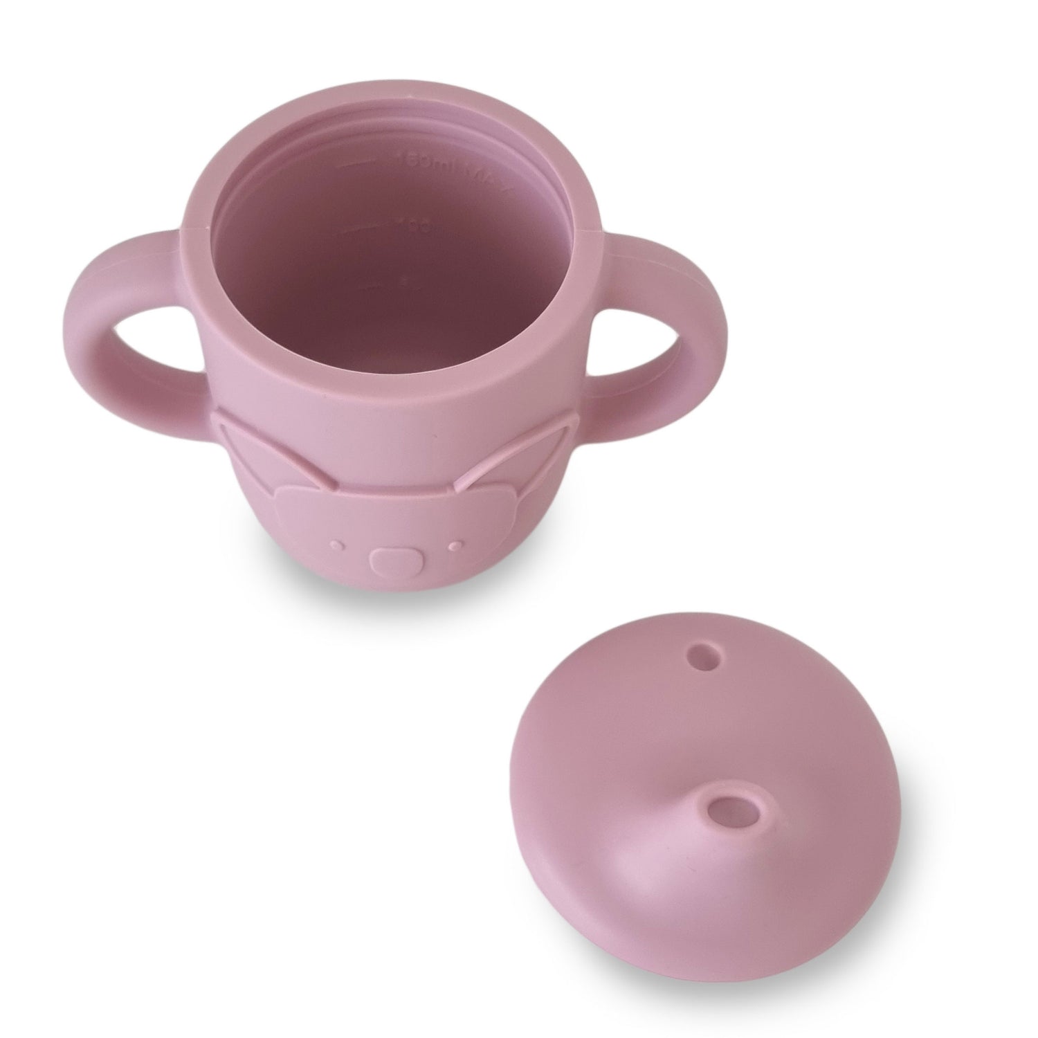 Plum Silicone Koala Sippy Cup - Dusty Berry - Bubba Blue Australia