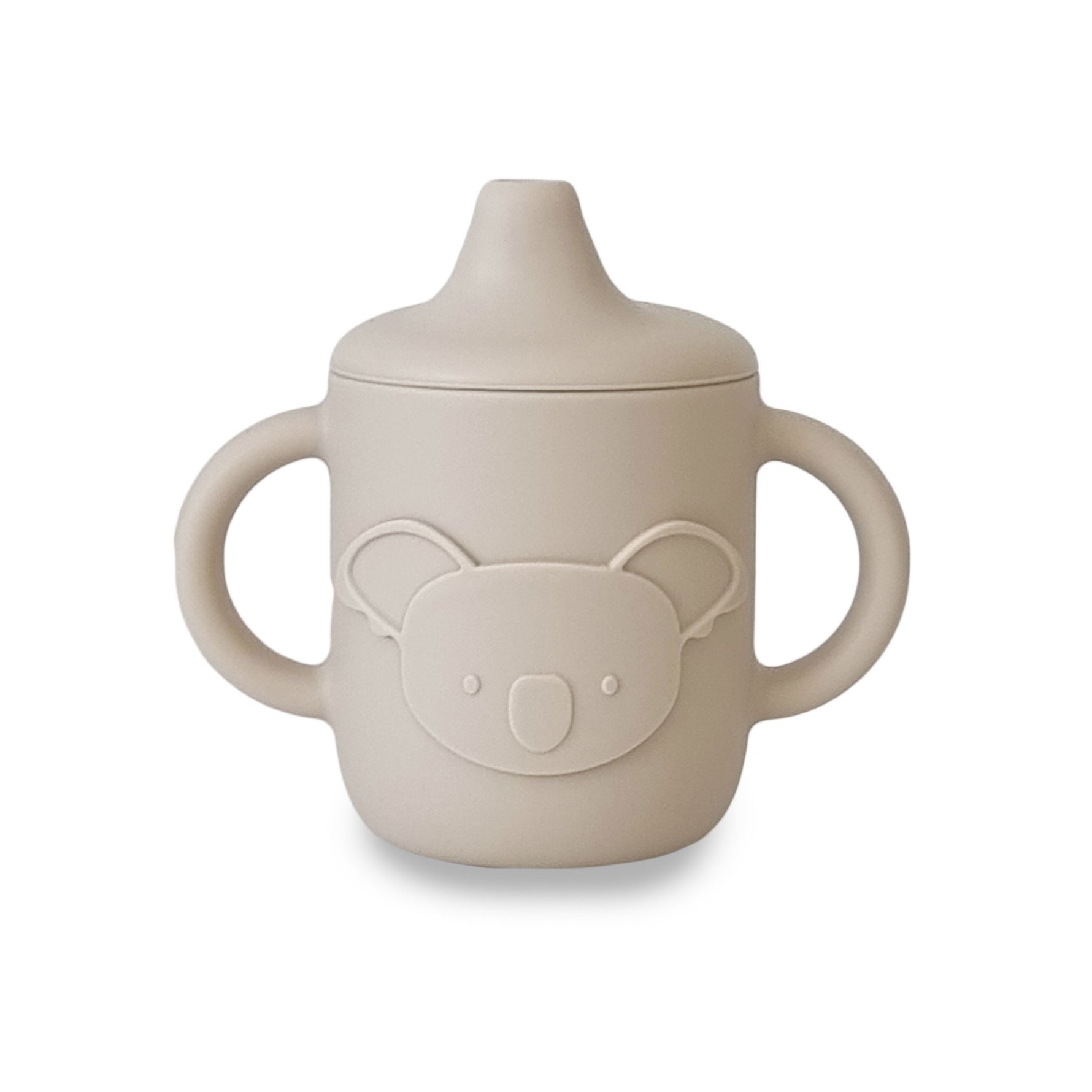 Plum Silicone Koala Sippy Cup - Sand - Bubba Blue Australia