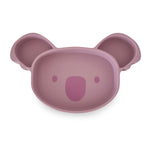 Plum Silicone Suction Koala Plate - Dusty Berry - Bubba Blue Australia