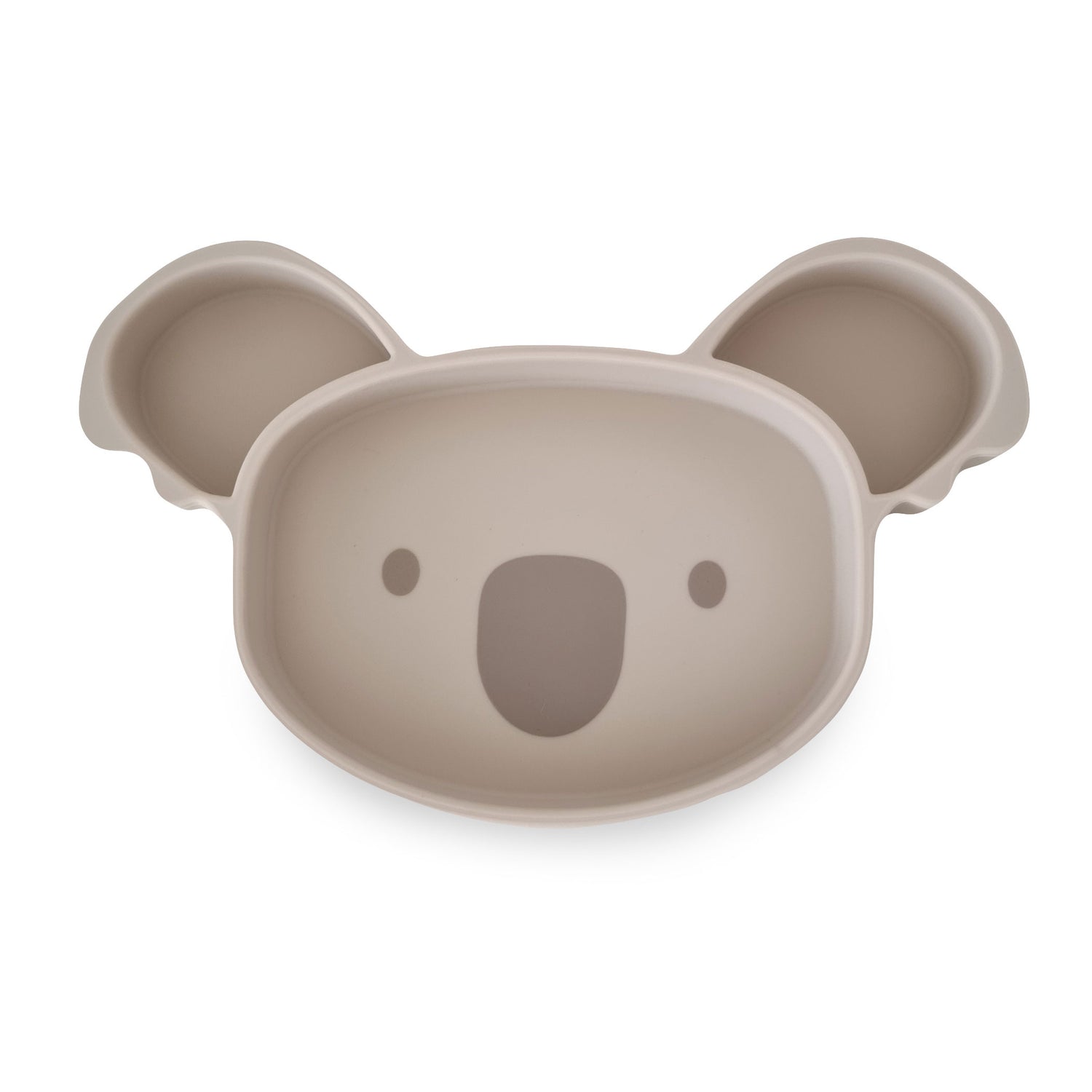 Plum Silicone Suction Koala Plate - Sand - Bubba Blue Australia