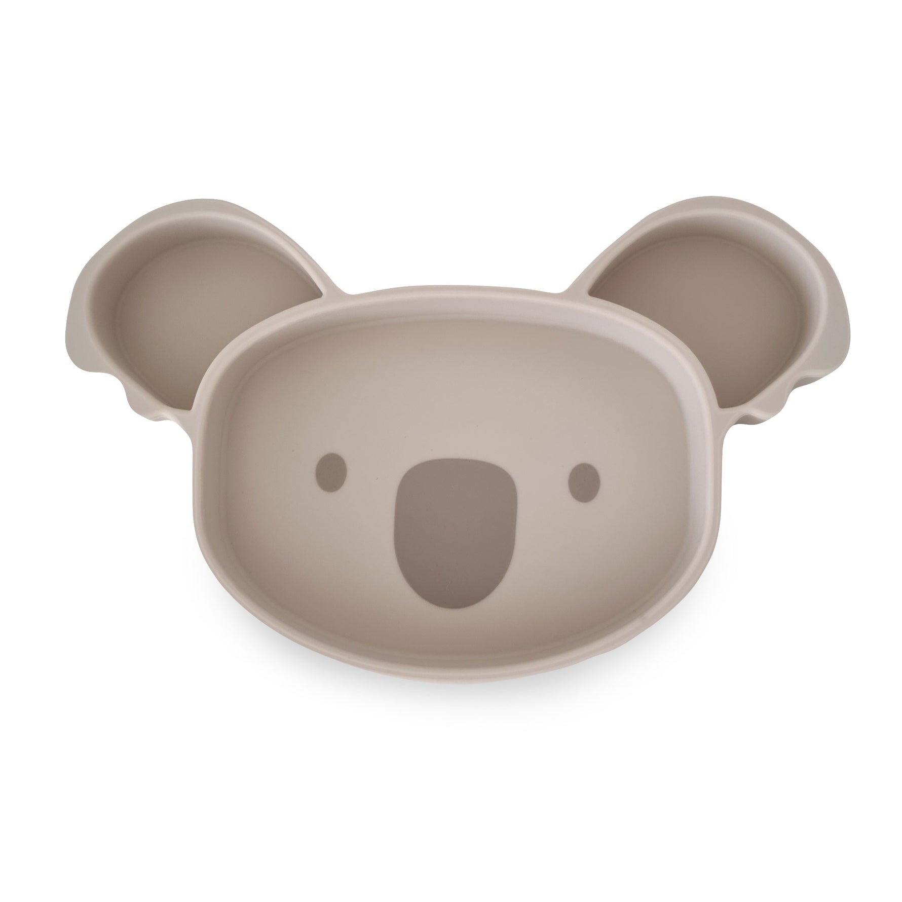 Plum Silicone Suction Koala Plate - Sand - Bubba Blue Australia