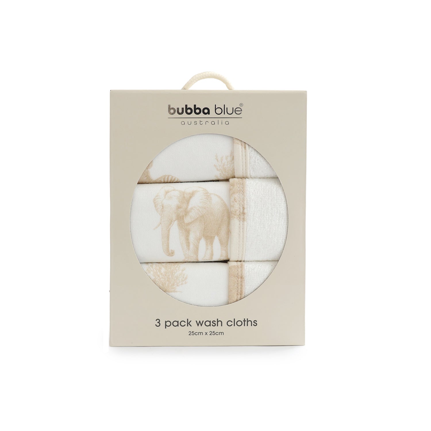 Serengeti 3pk Face Washers