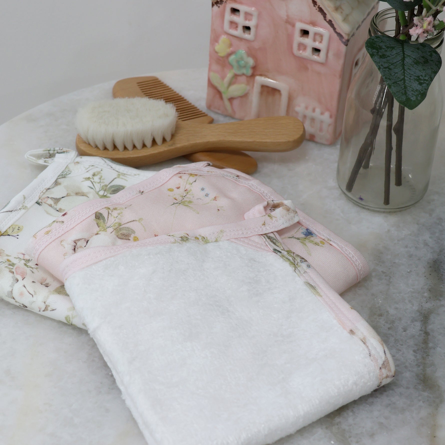 Sleeping Bunny 3pk Wash Cloths - Bubba Blue Australia