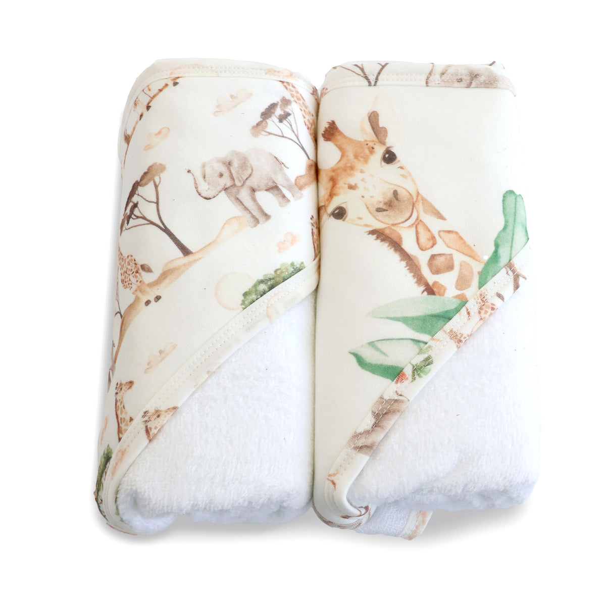 Adventure Bamboo 2pk Hooded Towels - Bubba Blue Australia