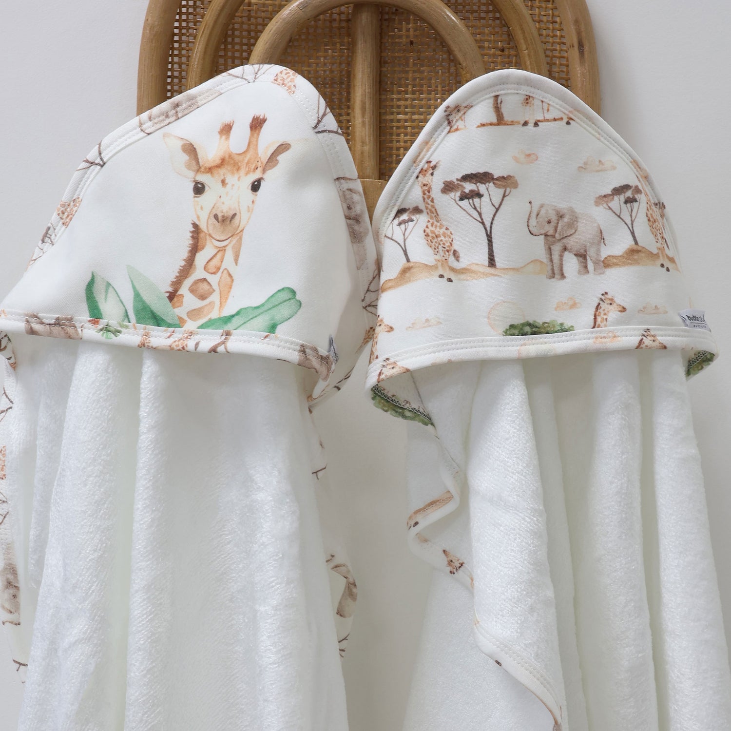 Adventure Bamboo 2pk Hooded Towels - Bubba Blue Australia