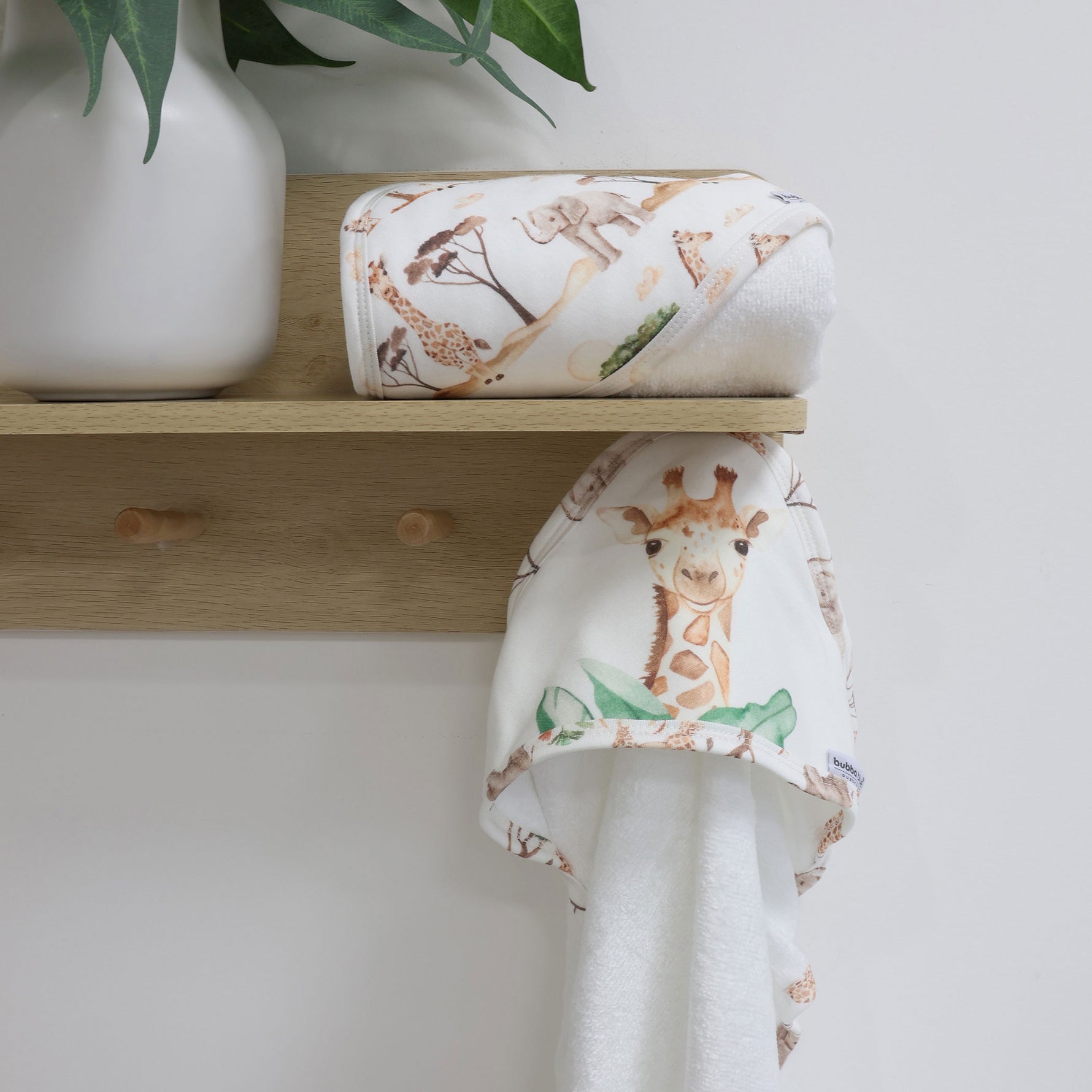Adventure Bamboo 2pk Hooded Towels - Bubba Blue Australia