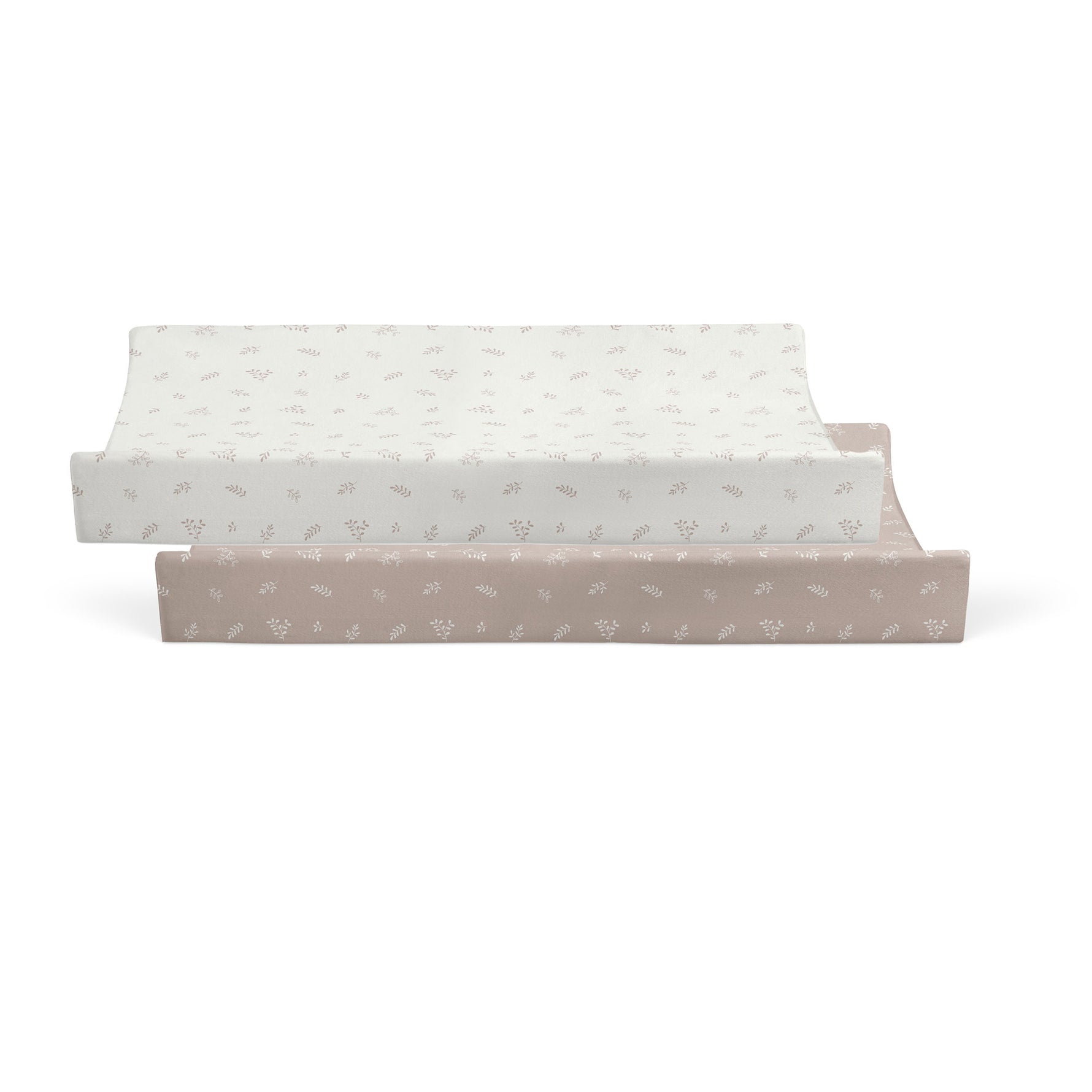 Organic 2pk Waterproof Change Pad Covers - Chestnut - Bubba Blue Australia
