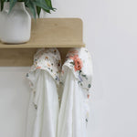 Peonies Bamboo 2pk Hooded Towels - Bubba Blue Australia