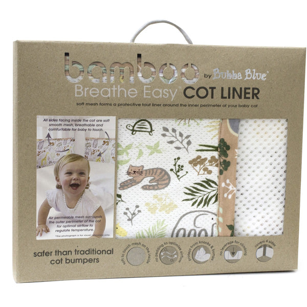 Bamboo Jungle Breathe Easy® Cot Liner