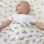 Elephant Bedtime 3pk Muslin Wraps - Bubba Blue Australia