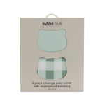 Bubba Sundae 2pk Waterproof Change Pad Covers - Greentea - Bubba Blue Australia