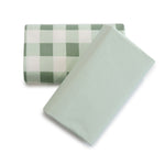 Bubba Sundae 2pk Waterproof Change Pad Covers - Greentea - Bubba Blue Australia