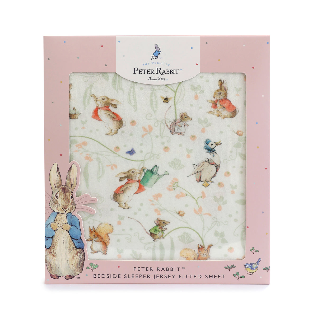Flopsy Mopsy & Cottontail Co Sleeper/Bedside Sleeper Fitted Sheet - Bubba Blue Australia