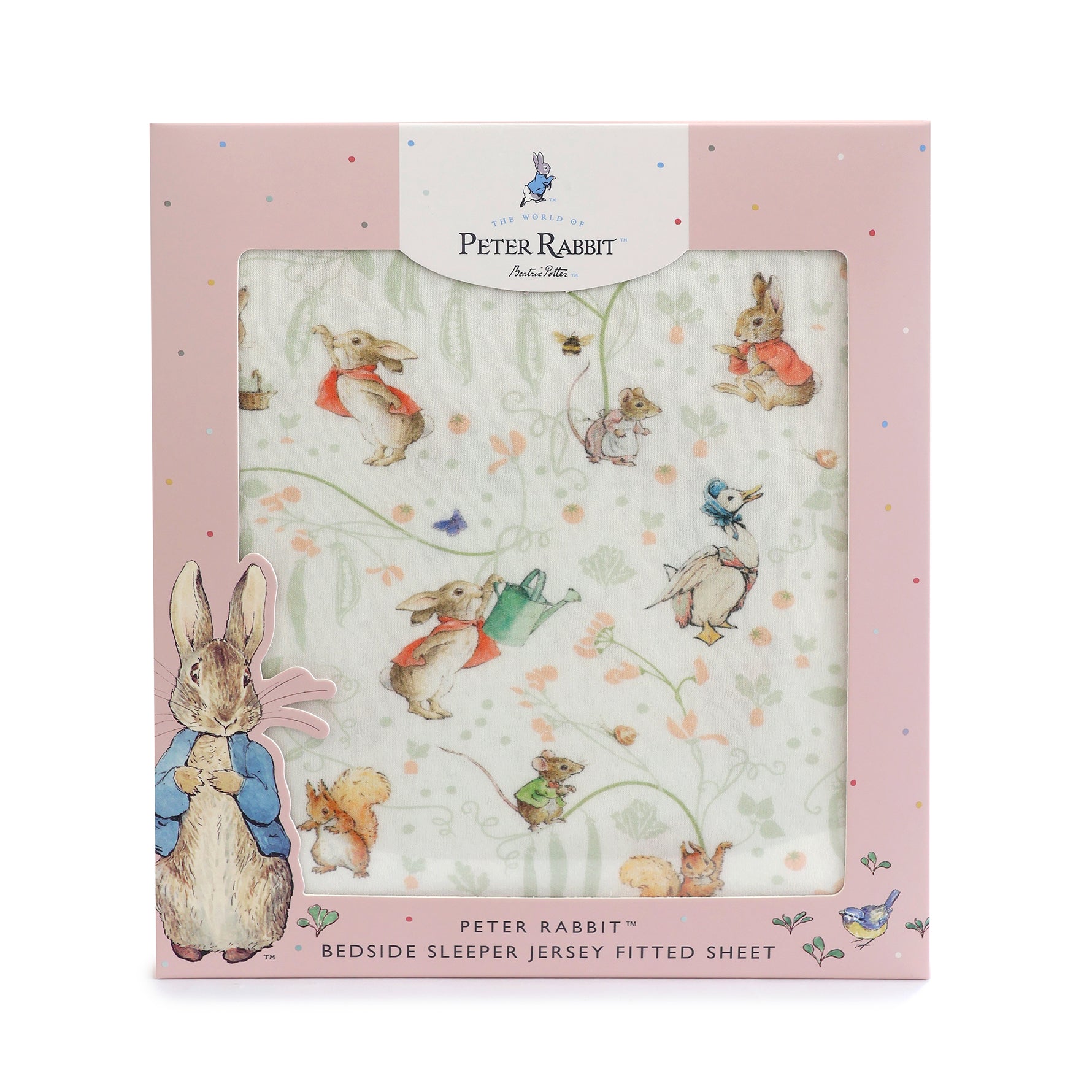 Flopsy Mopsy & Cottontail Co Sleeper/Bedside Sleeper Fitted Sheet - Bubba Blue Australia
