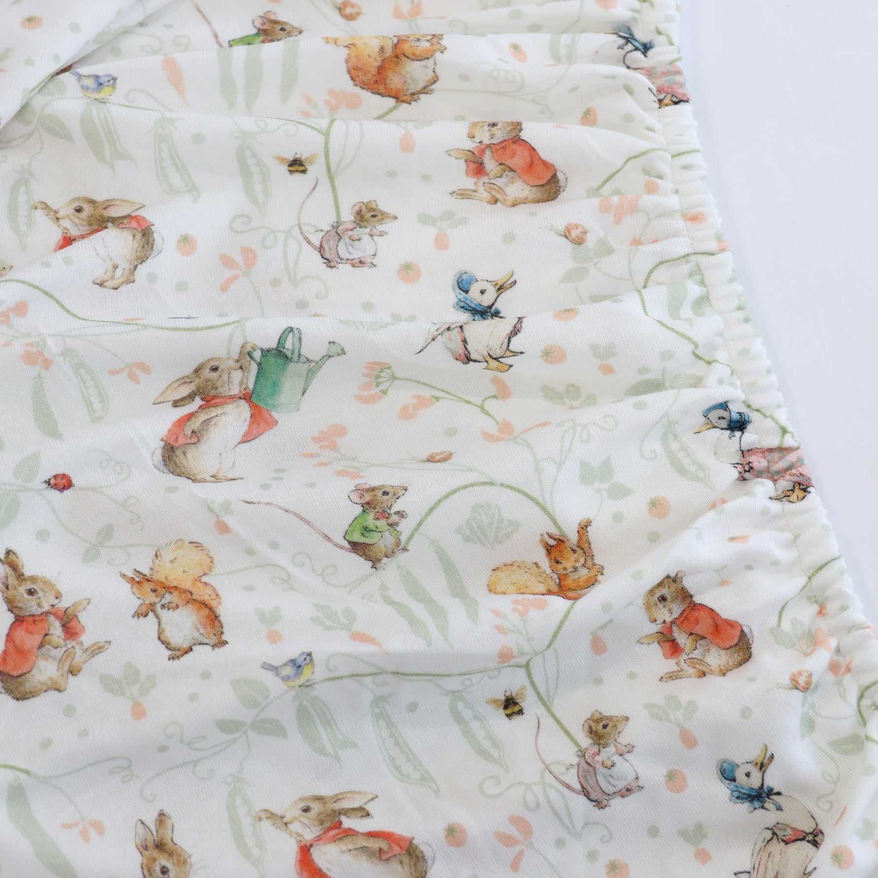 Flopsy Mopsy & Cottontail Co Sleeper/Bedside Sleeper Fitted Sheet - Bubba Blue Australia