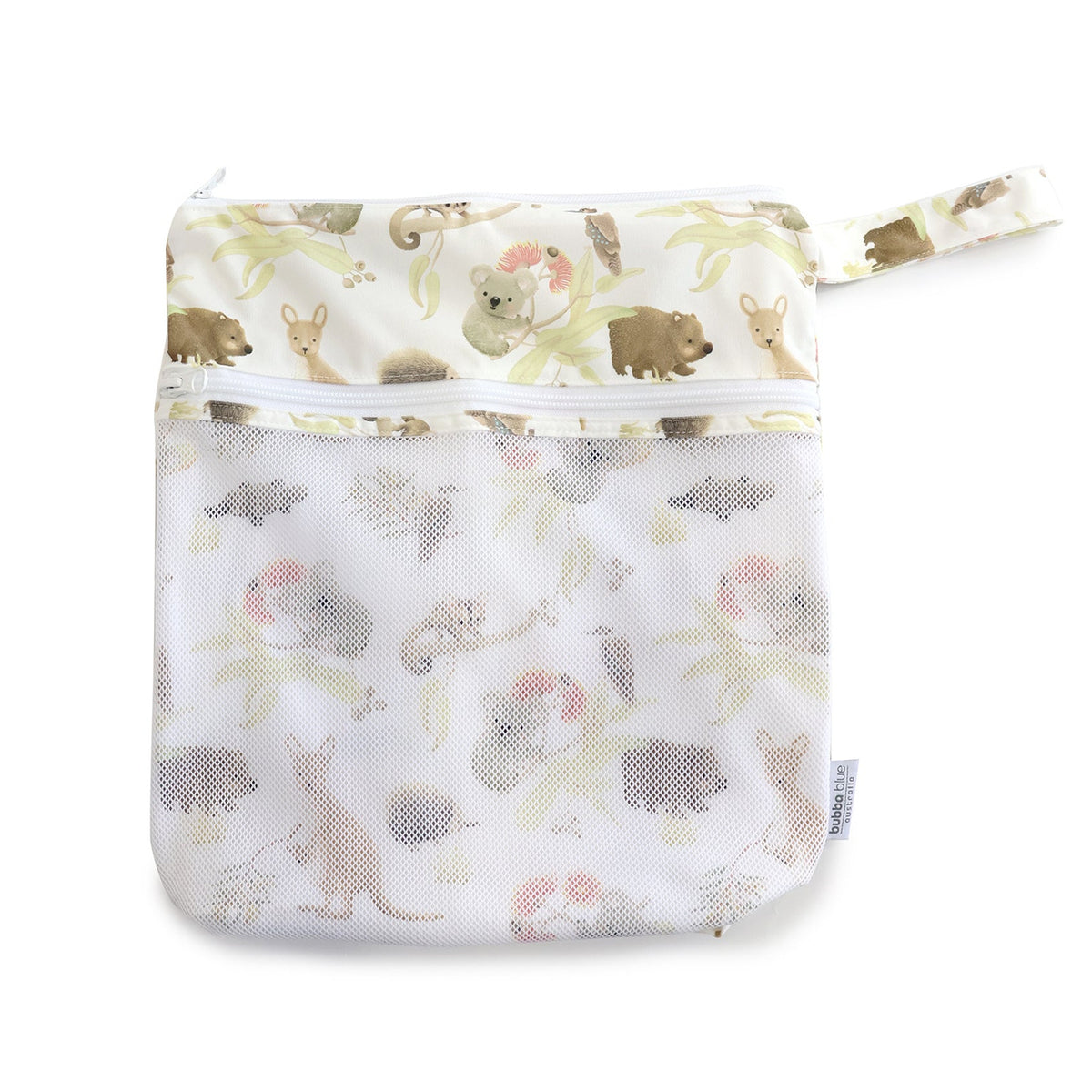 Aussie Animals 2pk Wet/Dry Bags Bundle - 25x28cm & 30x35cm - Bubba Blue Australia