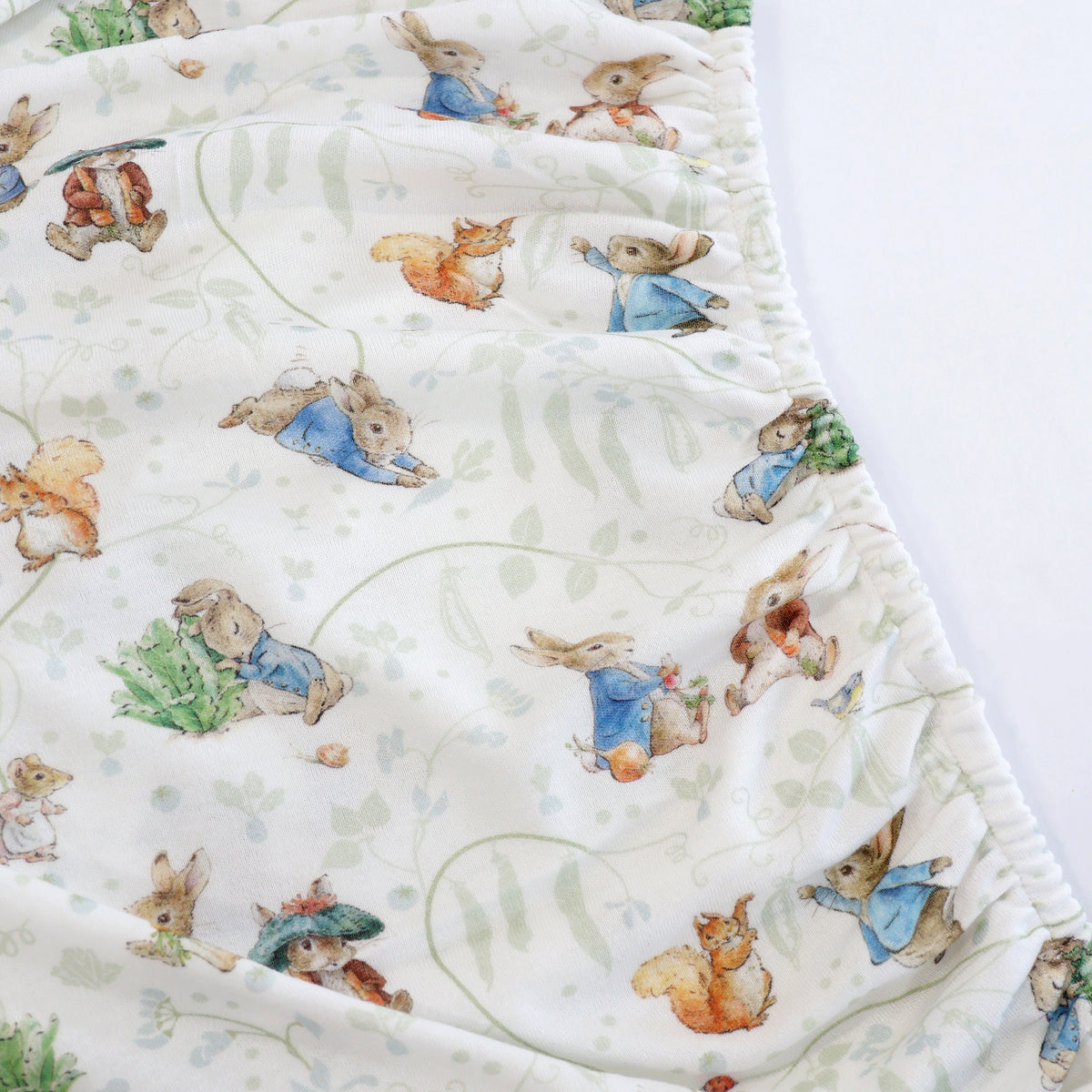Peter Rabbit & Benjamin Bunny Co Sleeper/Bedside Sleeper Fitted Sheet - Bubba Blue Australia