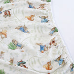 Peter Rabbit & Benjamin Bunny Co Sleeper/Bedside Sleeper Fitted Sheet - Bubba Blue Australia