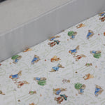 Peter Rabbit & Benjamin Bunny Co Sleeper/Bedside Sleeper Fitted Sheet - Bubba Blue Australia