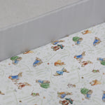 Peter Rabbit & Benjamin Bunny Co Sleeper/Bedside Sleeper Fitted Sheet - Bubba Blue Australia